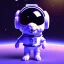 Placeholder: pixar style cute rabbit astronaut in space, blender 3D