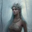 Placeholder: Insanely detailed photograph of an “portrait of gorgeous nordic goddess” with intricate hair, intricate embroidered dress, beautiful clear face and hyperdetailed painting by Ismail Inceoglu Huang Guangjian and Dan Witz CGSociety ZBrush Central fantasy art album cover art,8K, hdr, romantic, mysterious, ominous, snowflakes, jewelry, comfort