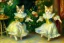 Placeholder: Zwei Katzen. Tanz am Bougival. Painting style of Pierre August Renoir