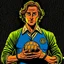 Placeholder: Diego Forlan Football soccer player posing. Dark detective comic watchmen 1940. Paranormal.