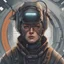 Placeholder: science fiction character portrait