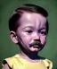 Placeholder: Salvador Dali toddler, full body, dramatic lighting, hyper realistic