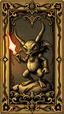 Placeholder: kobold ace card with ornate frame