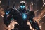 Placeholder: Machine with cyber mask in 8k solo leveling shadow artstyle, Crystal and Symbiote them, neon effect , magic circle, close picture, full body, apocalypse, intricate details, highly detailed, high details, detailed portrait, masterpiece,ultra detailed, ultra quality