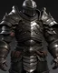 Placeholder: Steel and leather armor on a strong commander