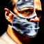 Placeholder: Ultra detailed fullbody Portrait in oil on canvas of Hannibal Lecter with mask,intense stare, extremely detailed digital painting, extremely detailed face,crystal clear Big Glowing eyes, mystical colors ,perfectly centered image, perfect composition, rim light, beautiful lighting, 8k, stunning scene, raytracing, anatomically correct, in the style of robert e howard and Ken Kelley and Ohrai Noriyoshi and Simon Bisley and tomzj1