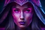 Placeholder: The witch in 8k sci-art drawing style, pink skin, purple glowing eyes, the which custom, neon effect, intricate details, highly detailed, high details, detailed portrait, masterpiece,ultra detailed, ultra quality