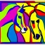 Placeholder: horses pop art