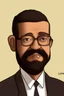 Placeholder: Mohamed Morsy Former President of Egypt cartoon 2d