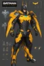 Placeholder: Full body Batman ultra advanced warframe with the whole and full body full armor with ultra sophisticated machine compagnon ultra high resolution and details,walk in street city bussy