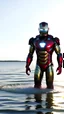 Placeholder: Iron man emerging from scerene still Water, portrait photo, cinematic --v 5.1 --ar 16:9 --s 500 --c 50