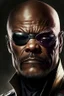 Placeholder: A portrait of Nick Fury from Marvel Comics