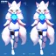 Placeholder:  a fox fursona, well drawn, 8k, high quality, realistic, masterfully drawn, fur, furry, fursona reference sheet, in frame, full body portrait, anthropomorphic, screen for a face, cyberpunk, backlighting, soft coloring, pastel coloring