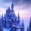 Placeholder: transparent fantasy castle of glass and ice, fairy tale background, ultra detailed, 8K