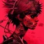 Placeholder: beautiful punk girl, hyper detailed, intricately detailed, illustration by <kilian eng> <Yoji Shinkawa>, darkred tones,