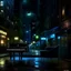 Placeholder: jazz vibes, city at night, lonely, dark colours, photo realistic