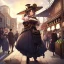 Placeholder: cute girl steampunk , streetMarket,