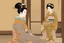 Placeholder: **Orientalism masterpiece of woman in geisha clothes interior is hyper detailed --ar 13:10 --v 5.1