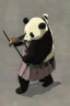 Placeholder: Panda in samurai armour