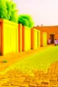 Placeholder: Sudan, muslim country, streets and brick homes