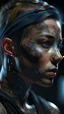 Placeholder: face of a young woman with tattoos and cyberpunk elements, realistic, made in octane 3d render, cinematic, ultra-realistic, extremely detailed octane rendering, 8K, VRA, close up