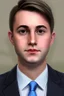 Placeholder: young pretty male politician portrait