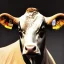 Placeholder: Modern Photograph Presidential Portrait of a Cow