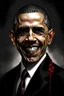 Placeholder: President Barack Obama painted as vampire