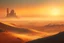 Placeholder: sunrise, distant city, sand, arid land, epic, sci-fi