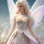 Placeholder: fairy princess, highly detailed, d & d, silk dress, fantasy, happy, smilling, enlighted, blond hair, illustration highly detailed, digital painting, trending on artstation, concept art, sharp focus, art by artgerm and greg rutkowski and magali villeneuve