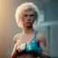 Placeholder: Cyberpunk blonde cyborg girl boxing in the ring unreal 5, octane render,cinema4d, dynamic lighting, 8k, redshift render, highly, hyperrealism ultra detailed, hyper realistic.