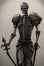 Placeholder: medieval knight walking dramatically forward, sword in hand. A skeleton on his back.