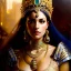 Placeholder: portrait beautiful face queen of Sheba ,busty,medieval metal armor balanciaga fashion clothe painting by gaston bussiere, greg rutkowski, yoji shinkawa, yoshitaka amano, tsutomu nihei, donato giancola, tim hildebrandt, oil on canvas, cinematic composition, extreme detail,fit full head inside picture