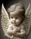 Placeholder: Design of a baby girl in the form of an angel