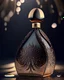 Placeholder: generate me an aesthetic photo of perfumes for Droplet Details: Focus on the intricate details of droplets on the bottle.
