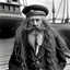 Placeholder: old crazy long hair cargo ships captain 1920s