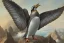 Placeholder: penguin flying in the sky with his two wings