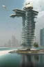 Placeholder: Modern futuristic Mumbai marine drive in 2100