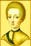 Placeholder: Set in rose-gold, mesmerizing—and bizarre is a Lovers Eye, Part-portrait, part-jewel, the miniature portraiture of a single eye of a beloved, painted with watercolor on ivory,18th century style, the beloved's eye floats uncannily against a monochromatic background. No other facial features anchored it, except an eyebrow. All focus on the composition’s core of a dark iris gazes ardently from behind a soft, love-drunk lid. Lovers eye portraiture, romantic, realism, Victorian, surrounded by blue ve