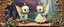 Placeholder: sacred geometry embroidered patterns, two totally symmetric fluffy angel robot gremlin slug nice cheerleader singing on ornate carved magical bridge in garden , full body portrait strong aura, oil painting and air brush, in swing net