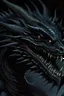 Placeholder: 90s dark fantasy art, illustration of a black dragon