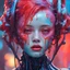 Placeholder: a close up of a person with paint on their face, cyberpunk art, inspired by Yanjun Cheng, digital art, futuristic glossy latex suit, in the art style of filip hodas, portrait of a female android, james jean and wlop, the mekanik doll, dripping skin, rendered in redshift, jingna zhang, detailed face of an android, shot with Sony Alpha a9 Il and Sony FE 200-600mm f/5.6-6.3 G OSS lens, natural ligh, hyper realistic photograph, ultra detailed -ar 1:1 —q 2 -s 750)