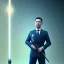 Placeholder: president of Ukraine Vladimir Aleksandrovich Zelensky with a saber in his hands stands in a fighting pose, High Quality,hyperrealistic, photography, cinematic, volumetric lighting, octane render, arnold render, 3D, Super detailed, Megapixel Cinematic Lighting, Anti-Aliasing, FKAA, TXAA, RTX, SSAO, Post Processing, Post-Production, Tone Mapping, CGI, VFX, SFX, Full color, Volumetric lighting, HDR, Realistic