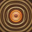 Placeholder: Wood, pastel colors, spirale,curves, crepusculare, monde, olive, brown, yelow, white, red, abstract art,creme