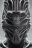 Placeholder: evil predator, alien, tron, head, bitcoin eyes, 8k, finely detailed, dark light, photo realistic, hr giger, cyberpunk