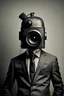 Placeholder: man with camera head