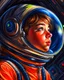 Placeholder: a close up of a boy in a space suit, portrait of an astronaut, portrait of an ai astronaut, jen bartel, portrait of astronaut, detailed astronaut, inspired by Tim Hildebrandt, futuristic astronaut, glowing spacesuit, sci-fi digital art illustration, stefan koidl inspired, in spacesuit, looking out into space, astronaut