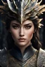 Placeholder: half-dragonkin woman with scaly skin, highly detailed, realistic, photorealism, symmetrical, soft lighting, detailed face, intricate details, HDR, beautifully shot, hyperrealistic, sharp focus, 64 megapixels, perfect composition, high contrast, cinematic, atmospheric, moody