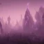 Placeholder: ALIENS FLOATING in the fog, FOGGY NIGHT, mountains, GLOWING, PURPLE, TOWERS, 4K, 8K, CINEMATIC