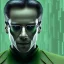 Placeholder: neo in the matrix, high detail, render, blender